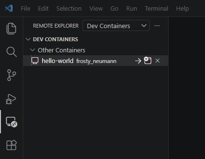 VS Code Remote Explorer